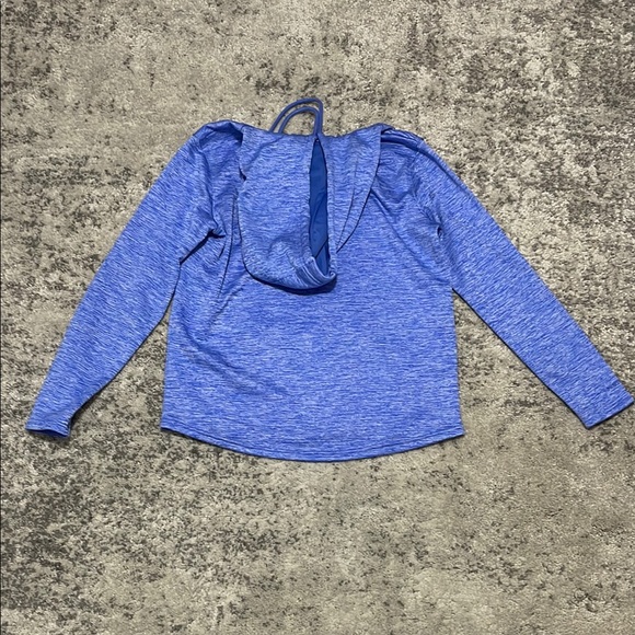 Under Armour Women’s Heathered Blue Hoodie - Picture 4 of 5